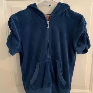 Juicy Couture short sleeve terry jacket